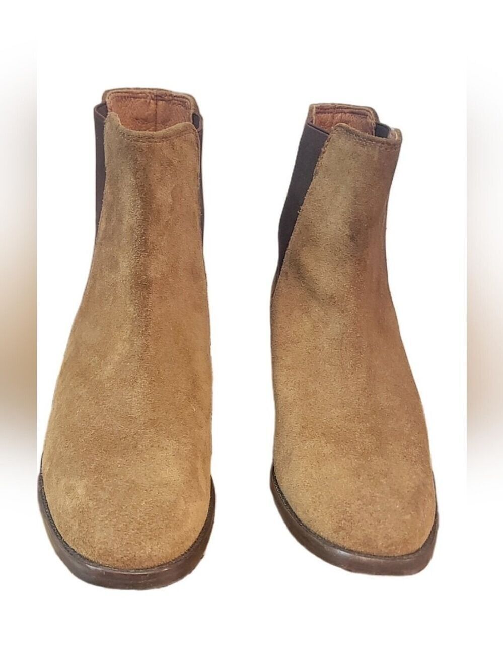 FRYE Dara Suede Chelsea Boots - Distressed / Broken-In Style 6.5